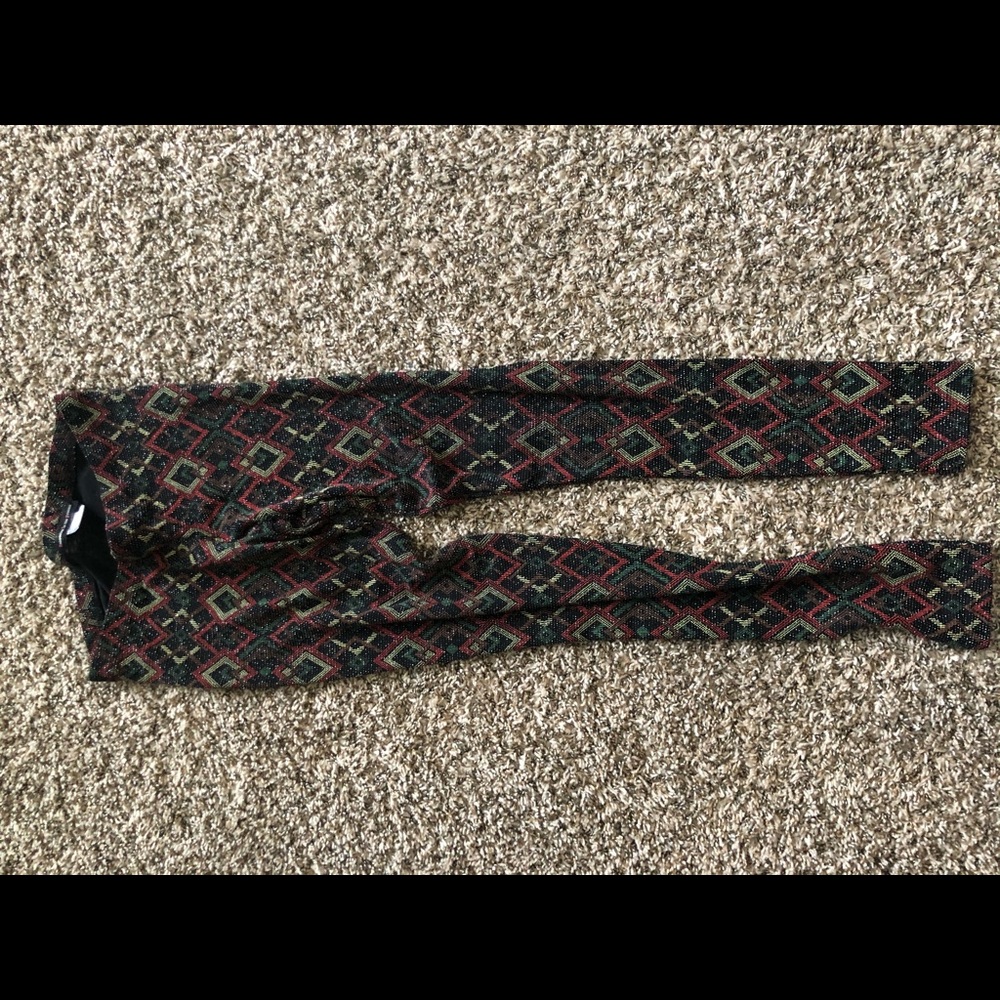 Beaded leggings